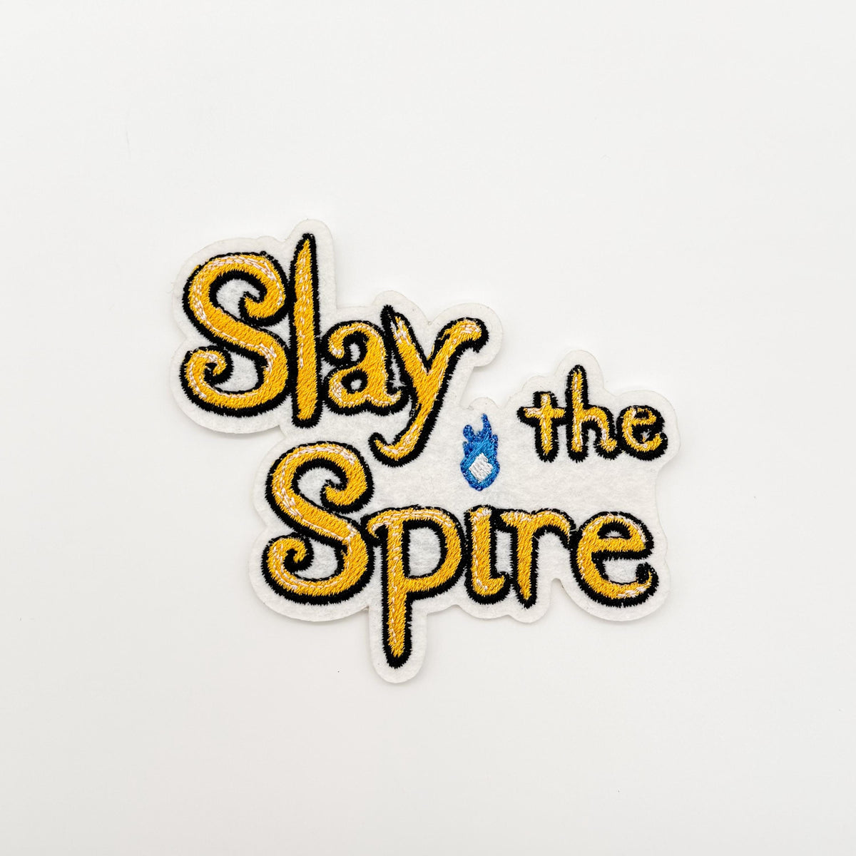 Slay the Spire Embroidery | White Logo