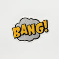 Comic Book 9.5cm Embroidery | WTF!