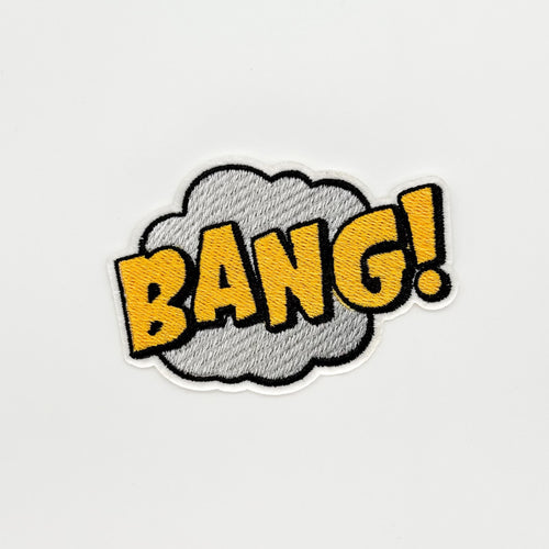Comic Book 9.5cm Embroidery | WTF!