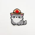 Cute Canadian Wildlife Mountie Embroidery | Moose