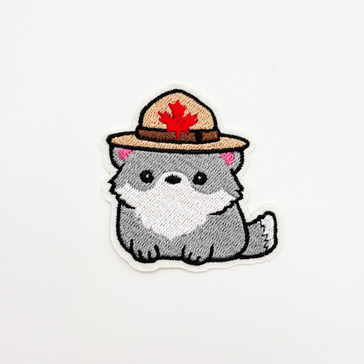 Cute Canadian Wildlife Mountie Embroidery | Moose