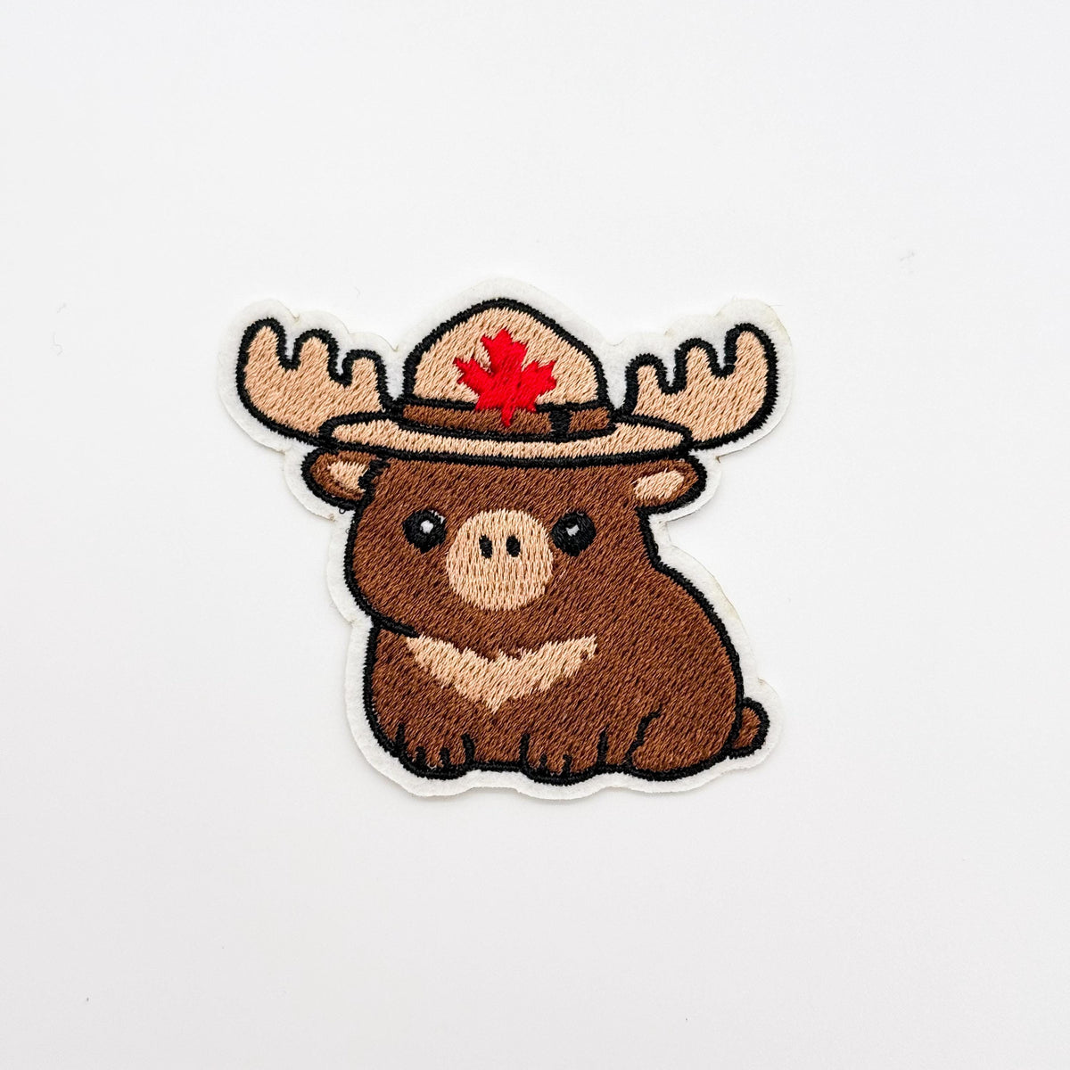 Cute Canadian Wildlife Mountie Embroidery | Wolf