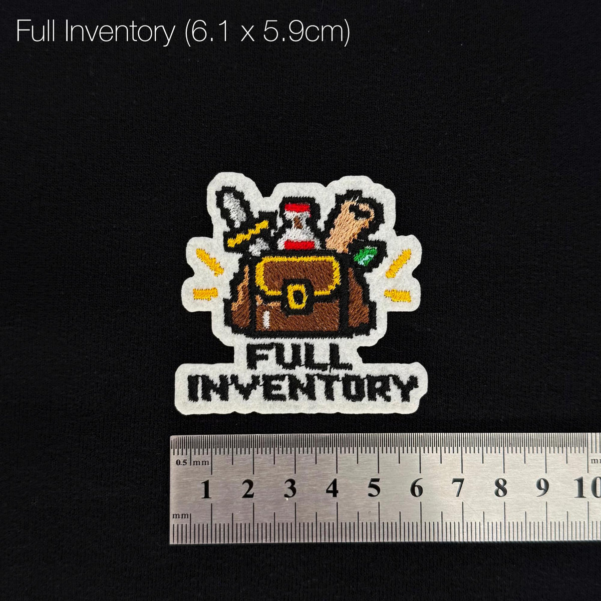 Retro Gaming Loot Embroidery | Health Potion